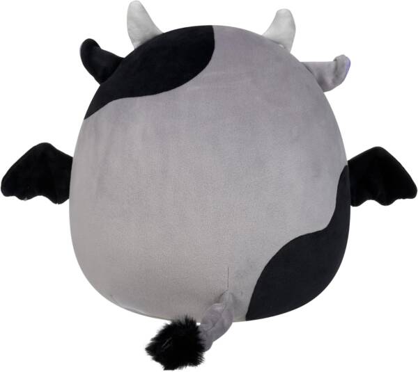 Squishmallows Original 12-Inch Bridgette Grey and Black Cow Bat - Official Jazwares Plush (Medium-Sized) - Image 3