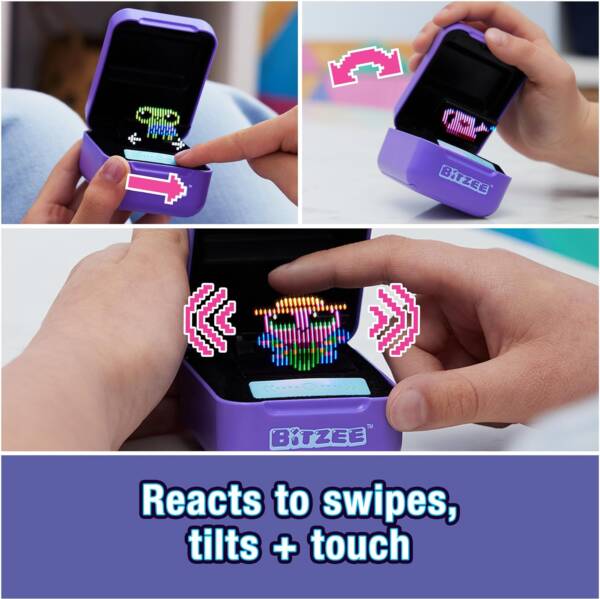 Interactive Toy Digital Pet with 15 Animals Inside, Virtual Electronic Pets React to Touch, Kids Toys for Girls and Boys - Image 2